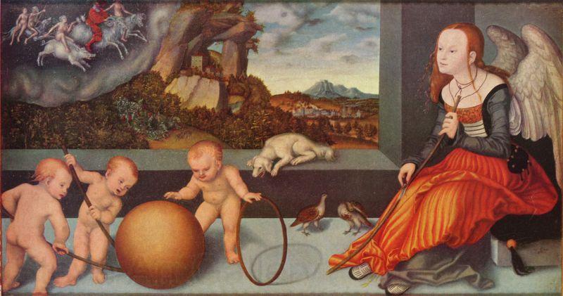 Lucas Cranach Melancholie Spain oil painting art